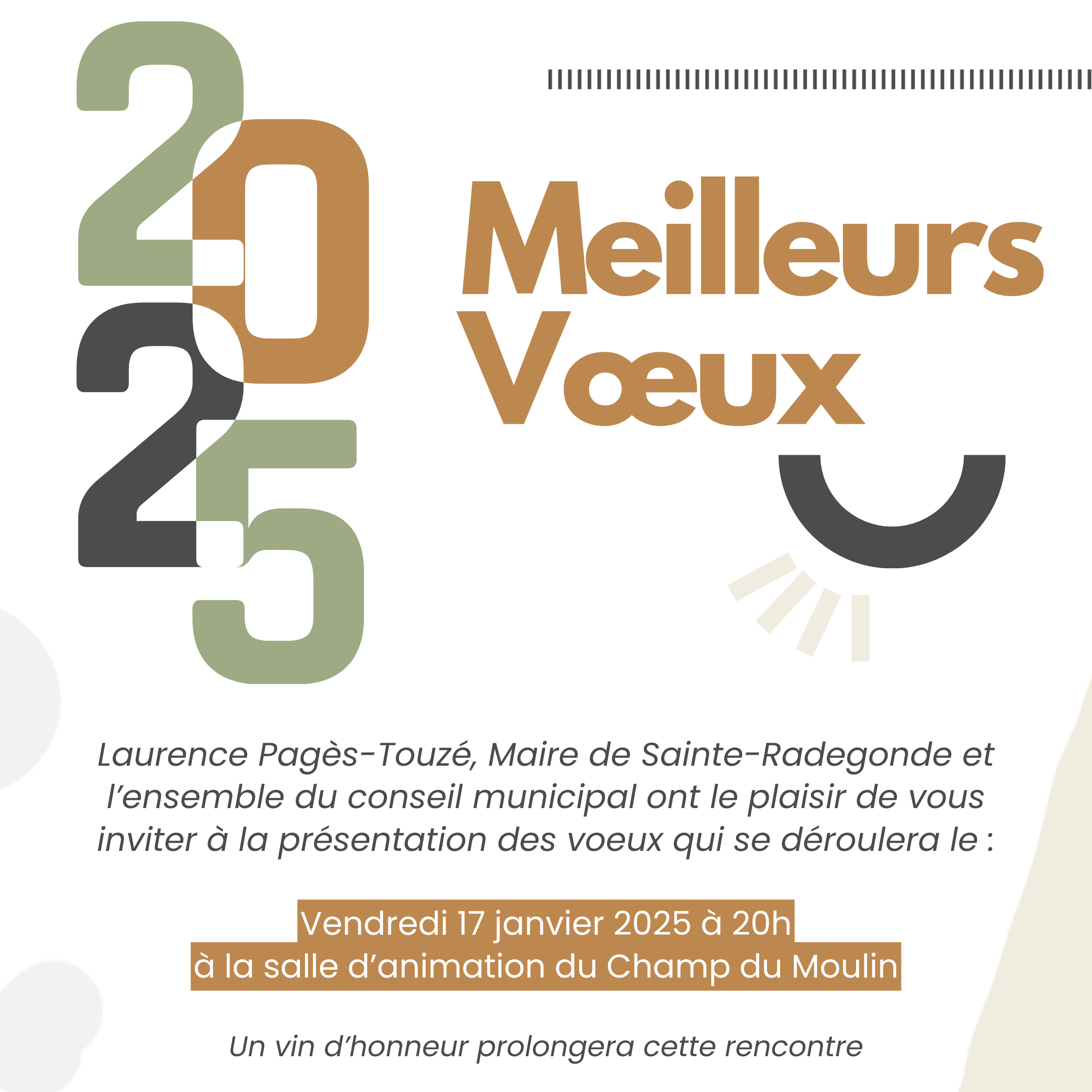 Lire la suite à propos de l’article Bonne Année 2025 !